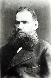 Retrato de Lev Nikoláievich Tolstói de Russian Photographer